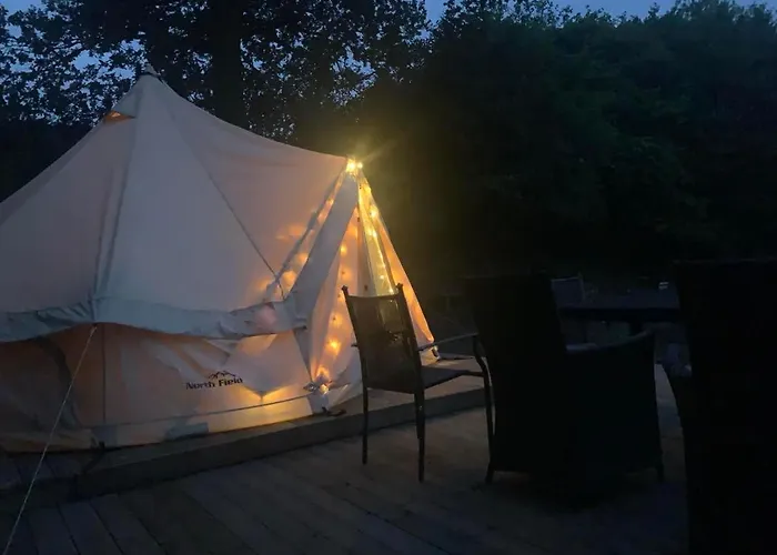 Glamping With Outdoor Wood-fired Hot Tub Luksustelt